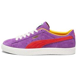 PUMA: Фиолетовые кроссовки  Suede