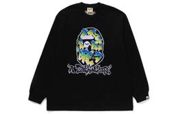 A BATHING APE: Чёрная толстовка 