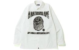 A BATHING APE: Белая рубашка 