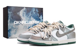 Nike: Белые кроссовки  Dunk