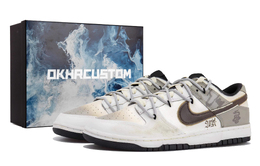 Nike: Серые кроссовки  Dunk