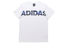 Adidas: Белая футболка 