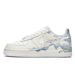 Nike: Голубые кроссовки  Air Force 1