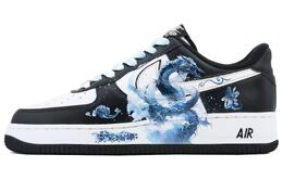 Nike: Чёрные кроссовки  Air Force 1