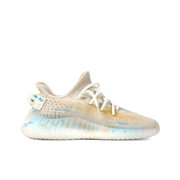 Adidas: Голубые кроссовки  Yeezy Boost 350 v2