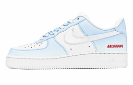 Nike: Голубые кроссовки  Air Force 1