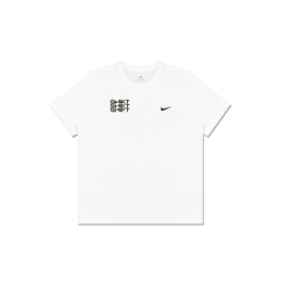 Nike: Белая футболка 