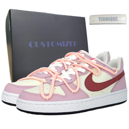 Nike: Розовые кроссовки  Court