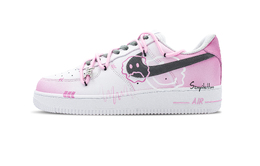 Nike: Фиолетовые кроссовки  Air Force 1