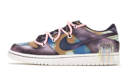 Nike: Фиолетовые кроссовки  Dunk