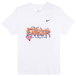 Nike: Белая футболка 