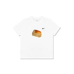 Nike: Белая футболка 