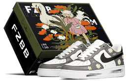 Nike: Чёрные кроссовки  Air Force 1