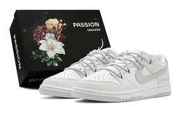 Nike: Зелёные кроссовки  Dunk