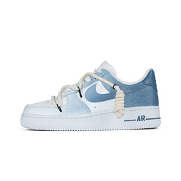 Nike: Голубые кроссовки  Air Force 1