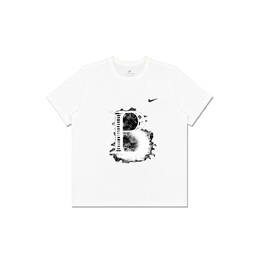 Nike: Белая футболка 