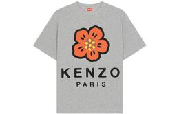 Kenzo: Футболка с цветочным принтом 