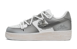 Nike: Серые кроссовки  Air Force 1