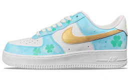 Nike: Синие кроссовки  Air Force 1