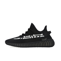 Adidas: Чёрные кроссовки  Yeezy Boost 350 v2