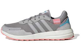 Adidas: Серые кроссовки 