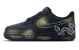 Nike: Чёрные кроссовки  Air Force 1