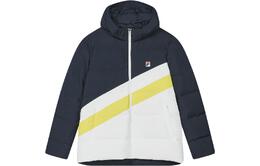 Fila: Тёмный пуховик 