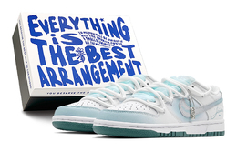 Nike: Белые кроссовки  Dunk