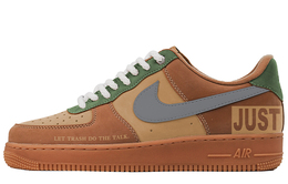 Nike: Коричневые кроссовки  Air Force 1