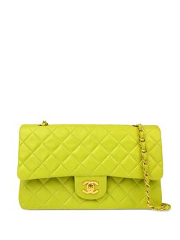 CHANEL Pre-Owned: Зелёная сумка 