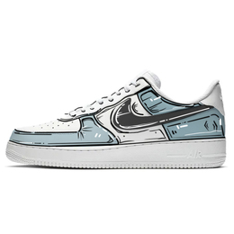 Nike: Белые кроссовки  Air Force 1