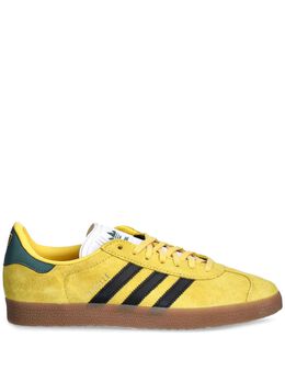 adidas: Жёлтые кроссовки  Gazelle
