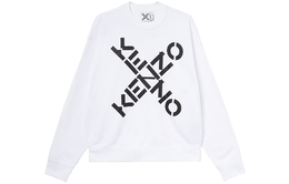 Kenzo: Белая толстовка 