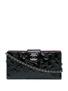 CHANEL Pre-Owned: Чёрный кошелёк 