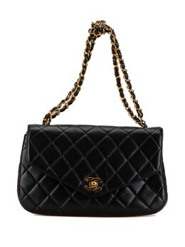 CHANEL Pre-Owned: Чёрная сумка через плечо 