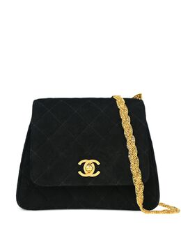 CHANEL Pre-Owned: Чёрная сумка 