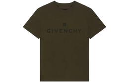 Givenchy: Зелёная футболка 