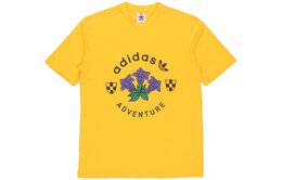 Adidas Originals: Жёлтая футболка 