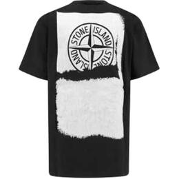 Stone Island: Чёрная футболка 