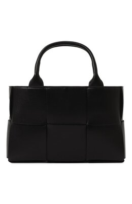 Bottega Veneta: Чёрная сумка  Arco Mini