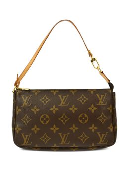 Louis Vuitton Pre-Owned: Коричневый клатч 