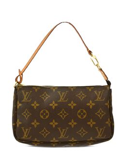 Louis Vuitton Pre-Owned: Коричневый клатч 