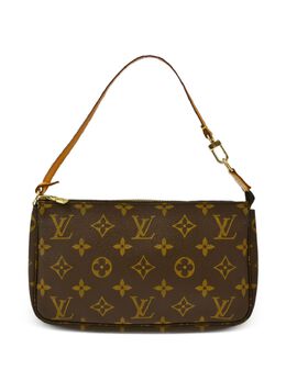 Louis Vuitton Pre-Owned: Коричневый клатч 