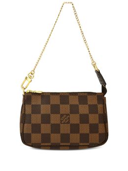 Louis Vuitton Pre-Owned: Коричневый клатч 