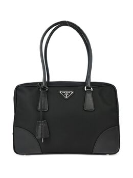 Prada Pre-Owned: Чёрная сумка-шоппер 