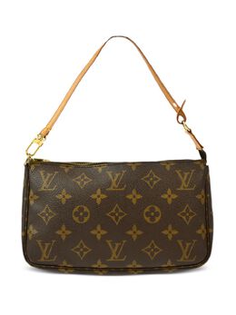 Louis Vuitton Pre-Owned: Коричневый клатч 