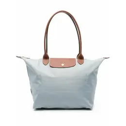 Longchamp: Серая сумка 