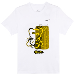 Nike: Белая футболка 