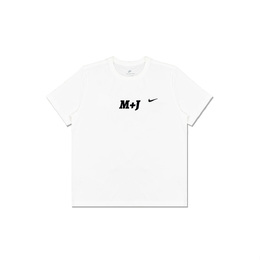 Nike: Белая футболка 