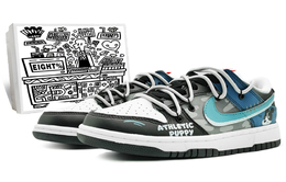 Nike: Синие кроссовки  Dunk